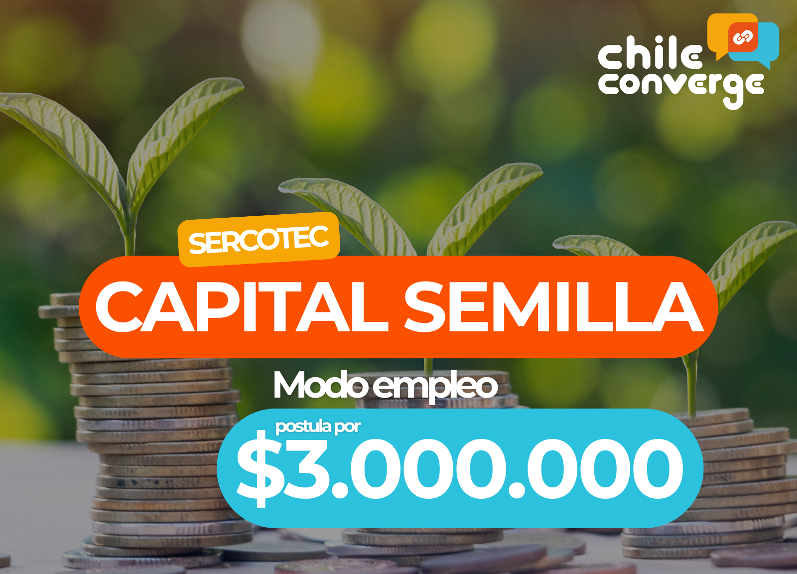 💰 $3 millones para poner en marcha tu negocio