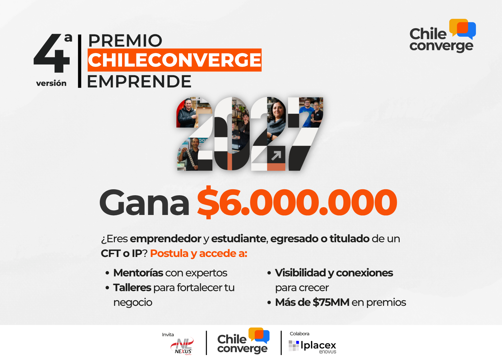🏆 Postula al Premio ChileConverge Emprende 2027